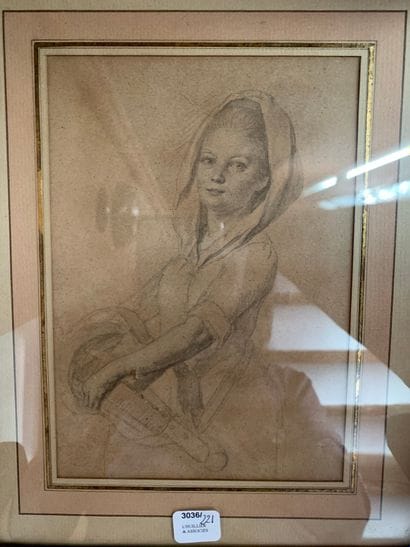 Ecole FRANCAISE du XIXe siècle

Jeune femme...