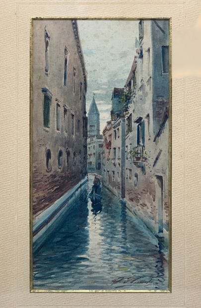 Ecole ITALIENNE du début du XXe siècle

Gondole...