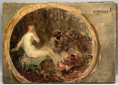 Gabriel GUAY (1848-1922)

Amour ! esquisse

Huile...