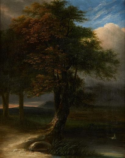 Ecole FRANCAISE du XIXe siècle

Paysage au...