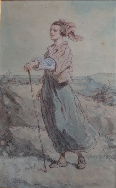 Paul GAVARNI (1804-1866)

A travers champs

Aquarelle,...