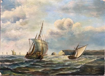 Ecole FRANCAISE du XIXe siècle

Marine

Huile...