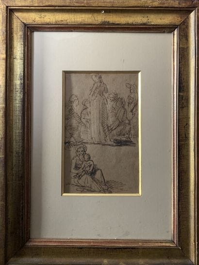 Ecole française du XIXe siècle

Femme assise...