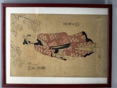 Deux estampes japonaises.

Travail japonnais...