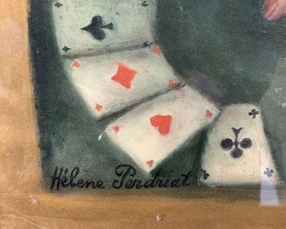 Hélène PERDRILLAT (1894-1969)

La blonde,...