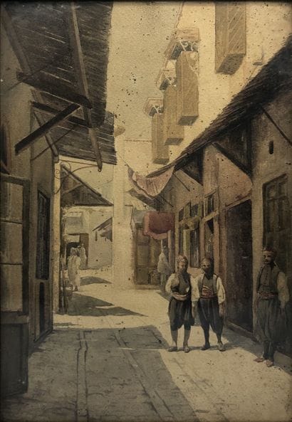 Ecole ORIENTALISTE

Ruelle animée

Aquarelle,...