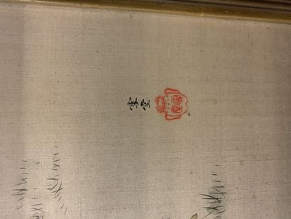 Ecole JAPONAISE fin XIXe ou début XXe siècle

La...