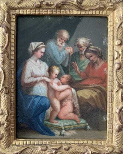 Ecole du XVIIe siècle

Sainte Famille

Huile...