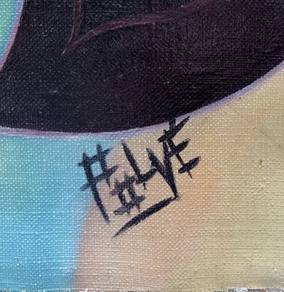POLVE (XXe siècle)

Visages-Papillon

Huile...