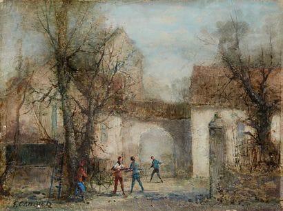 Guy CAMBIER (1923-2008)

Cour de ferme animée

Huile...
