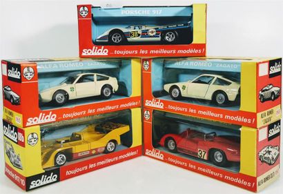 SOLIDO - Cinq véhicules (BO) : PORSCHE 917...