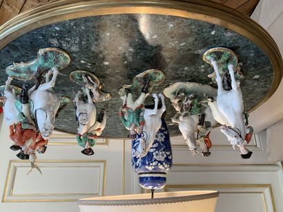 Porcelaine allemande et autrichienne XIXe...