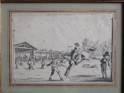 Suite de quatre gravures 