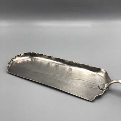 CRISTOFLE, ramasse-miettes en métal argent...