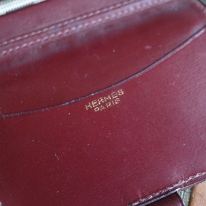HERMES PARIS - Couvre agenda en box et son...