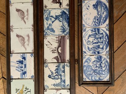 Collections de carreaux de Delft, principalement...