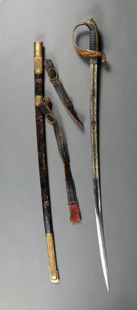 Sabre d'officier d'autrichien modèle 1889....