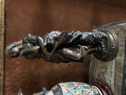 Adrien Étienne GAUDEZ

Italienne à la mandoline

Bronze,...