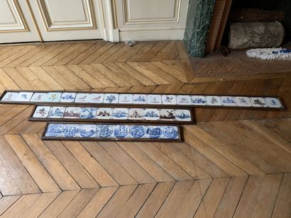 Collections de carreaux de Delft, principalement...