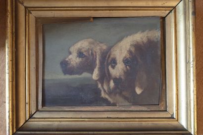 École FRANCAISE du XIXe siècle

Deux chiens...