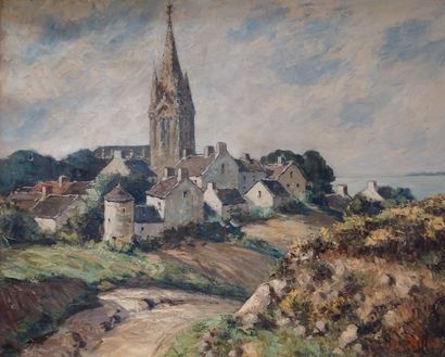 Ecole française du XXe siècle.

Vue du village...