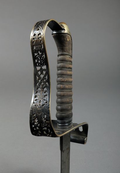 Sabre court d'officier autrichien de Landwehr...