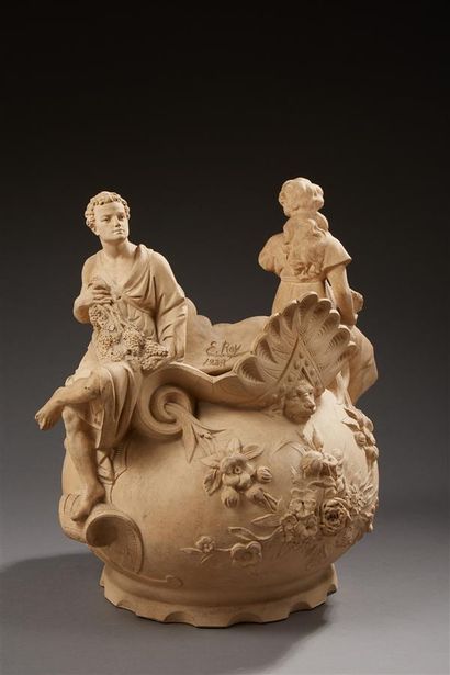 Vase en terre cuite 