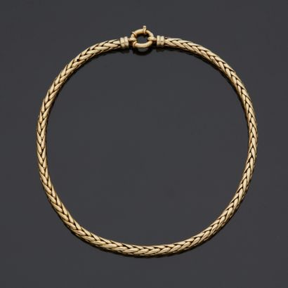 Collier en or jaune 18 k (750 millièmes)...