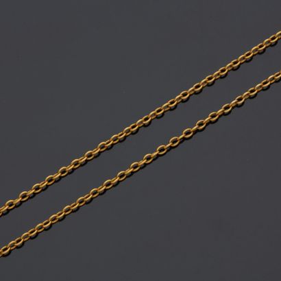 Chaîne en or jaune 18 k (750 millièmes) à...