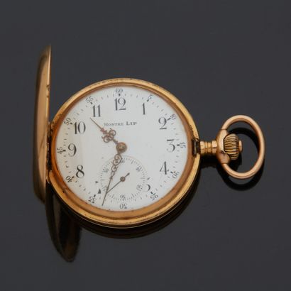 Montre de gousset en or jaune 18 k (750 millièmes)...
