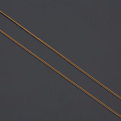 Chaîne en or jaune 18 k (750 millièmes).

Poids...