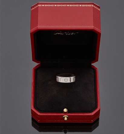 CARTIER

Bague «Love» en or gris 18 k (750...