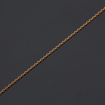Chaîne en or jaune 18 k (750 millièmes) à...
