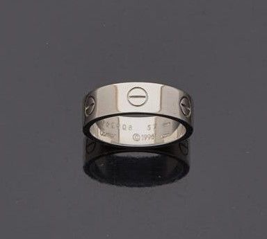 CARTIER

Bague «Love» en or gris 18 k (750...