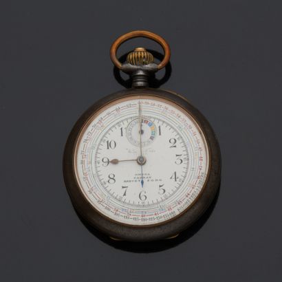 Montre de gousset à complication chronomètre...