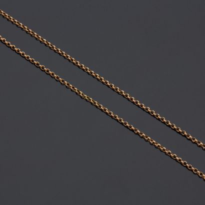 Chaîne en or jaune 18 k (750 millièmes) à...