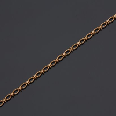 Bracelet mailles en or jaune 18 k (750 millièmes).

Poids...