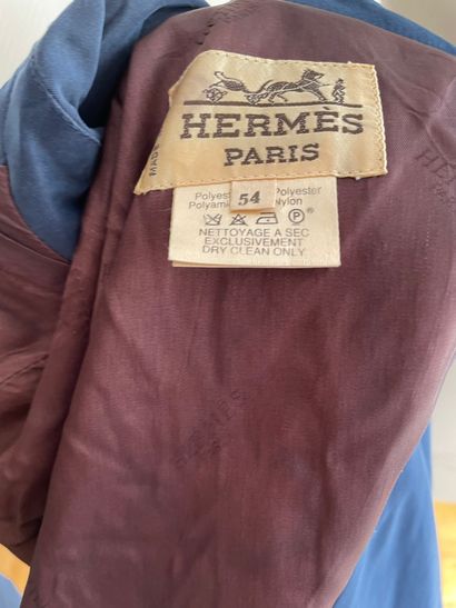 HERMES Paris

Blue waterproof overcoat, long...