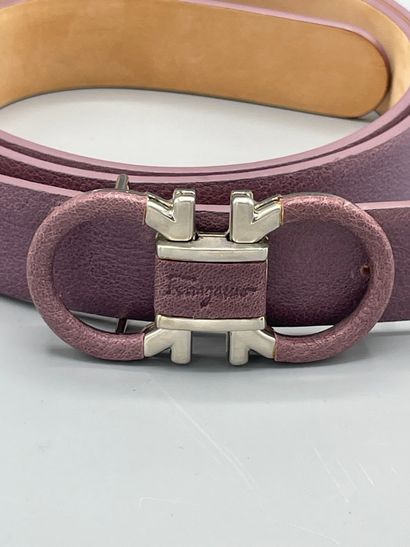 Salvatore FERRAGAMO

Two belts: 

- Purple...