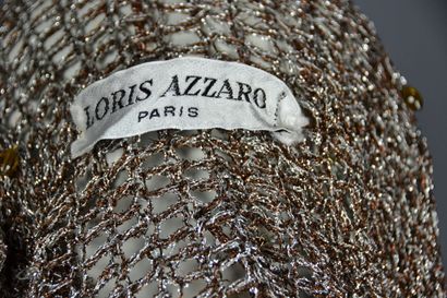 Loris AZZARO

Top en mailles de lurex bronze...