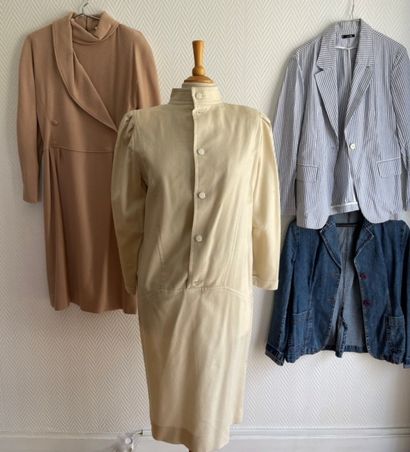 Lot of clothes including :

COURREGES Paris...