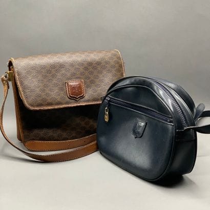 CELINE Paris

Two handbags : 

- Small navy...