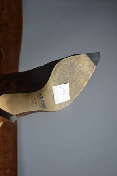 *DOLCE & GABANNA

Cuissardes en daim, talon...