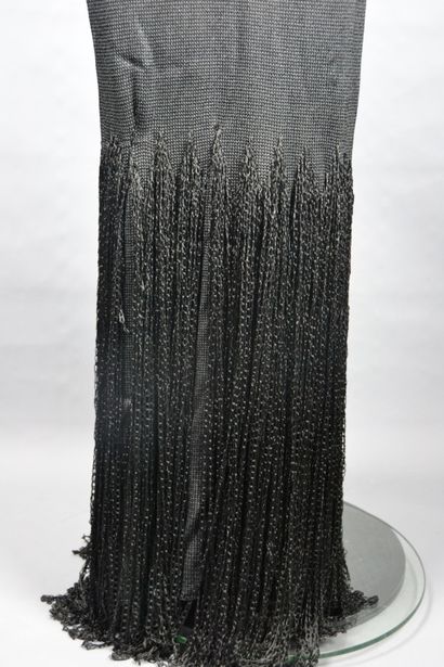 *LACROIX

Robe longue en viscose noire, fines...