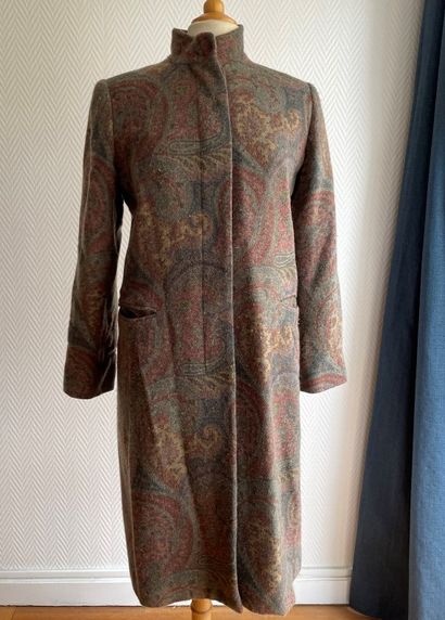 Ralph LAUREN

Long lambswool coat with khaki,...