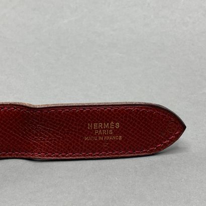 HERMES Paris

Two-sided belt in burgundy...