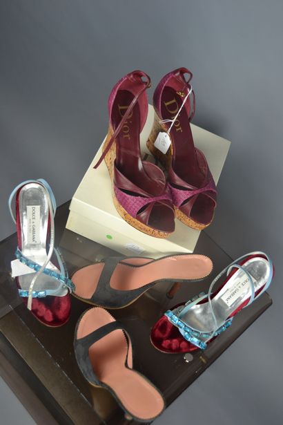 *Lot of shoes including : 

DIOR

- Peep-toes...