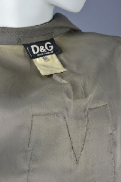 *DG DOLCE & GABBANA

Khaki militaria style...