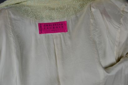 Christian LACROIX

Veste longue couleur anis,...
