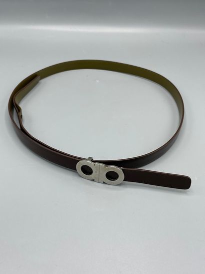 Salvatore FERRAGAMO

Two belts: 

- Purple...